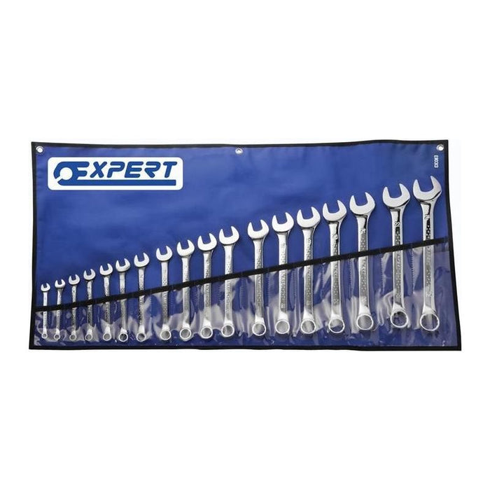 Expert Combination Spanner Set with Tool Roll, 18 Piece Expert - Town Tools