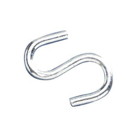 Faithfull S-Hooks 5mm Zinc Plated (Pack 10)