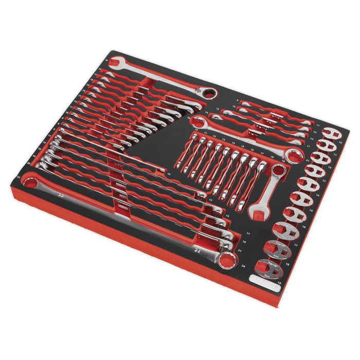 Sealey Tool Tray with Specialised Spanner Set 44pc TBTP11