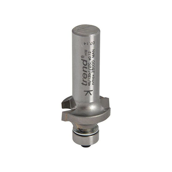 Trend 46/130 x 1/2 TCT Bearing Guided Ovolo & Round Over 6.3mm Radius Trend - Town Tools