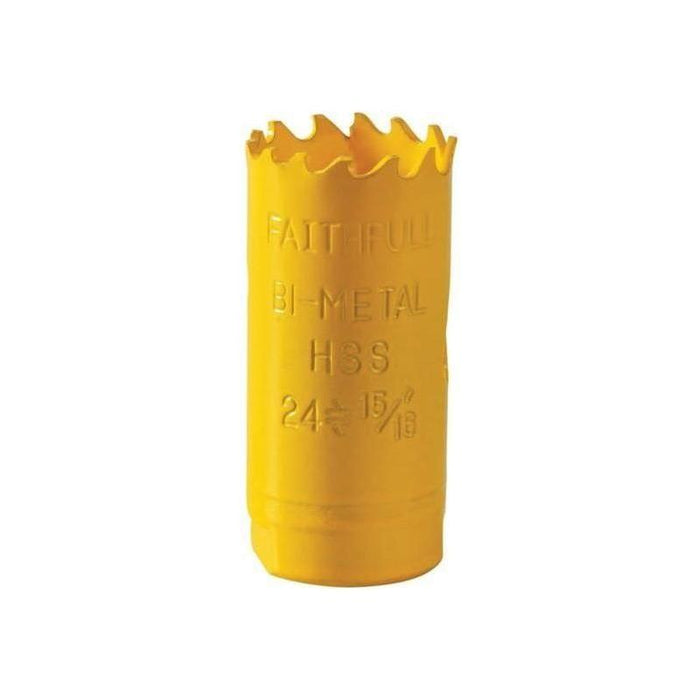 Faithfull Bi-Metal Cobalt Holesaw 24mm Faithfull - Town Tools
