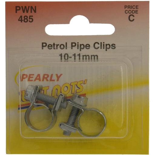 Wot-Nots Petrol Pipe Clips 10-11mm - Pack of 2 Wot-Nots - Town Tools 