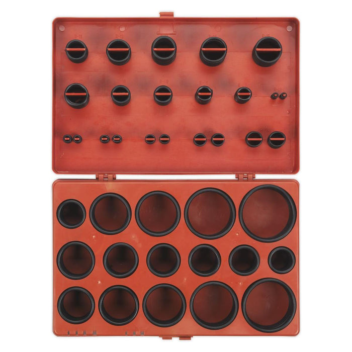 Sealey Rubber O-Ring Assortment 419pc Metric BOR419 Sealey - Town Tools 