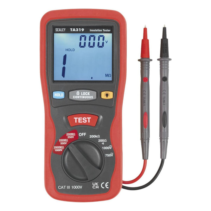 Sealey Digital Insulation Tester TA319 Sealey - Town Tools 