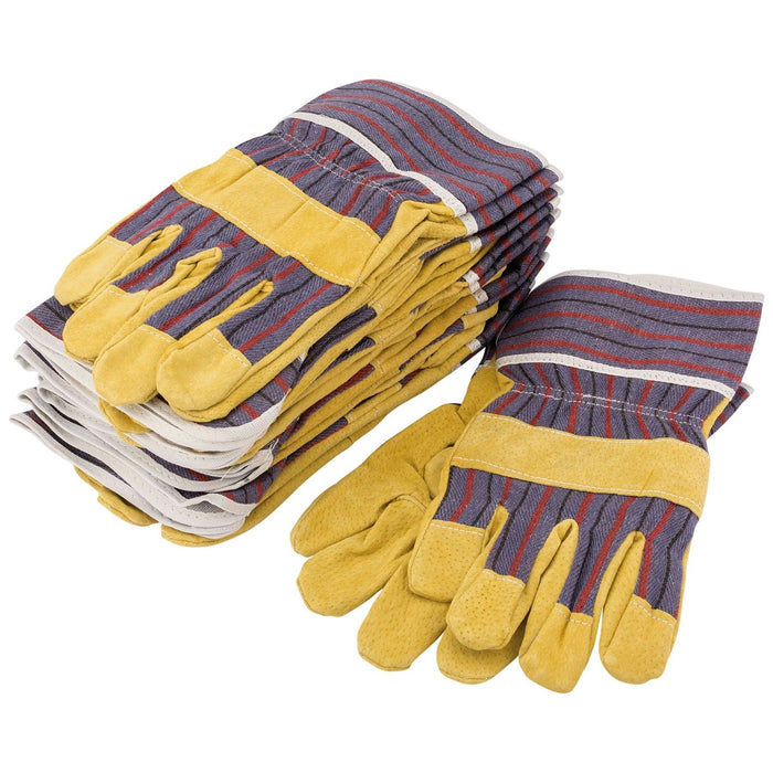 Draper Riggers Gloves (Pack of 10) 82749 Draper - Town Tools 