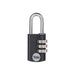 Yale Locks Aluminium Combination Padlock 20mm Black Yale Locks - Town Tools