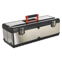 Sealey Stainless Steel Toolbox 660mm with Tote Tray AP660S
