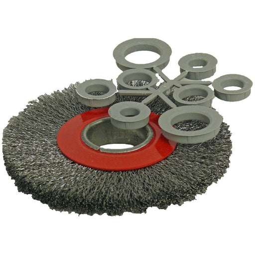 Abracs 150 x 20mm Crimped Wire Bench Grinder Brush ABRACS - Town Tools 