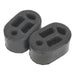 Sealey Exhaust Mounting Rubbers L70 x D45 x H37 (Pack of 2) EX01 Sealey - Town Tools 