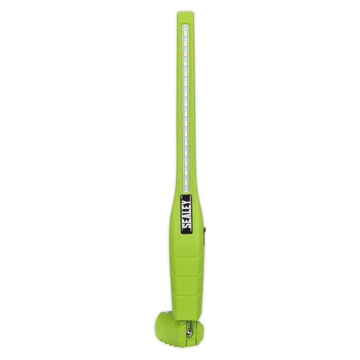 Sealey Rechargeable 360 Slim Inspection Light 8W & 1W SMD LED Green Lithium-ion Sealey - Town Tools 