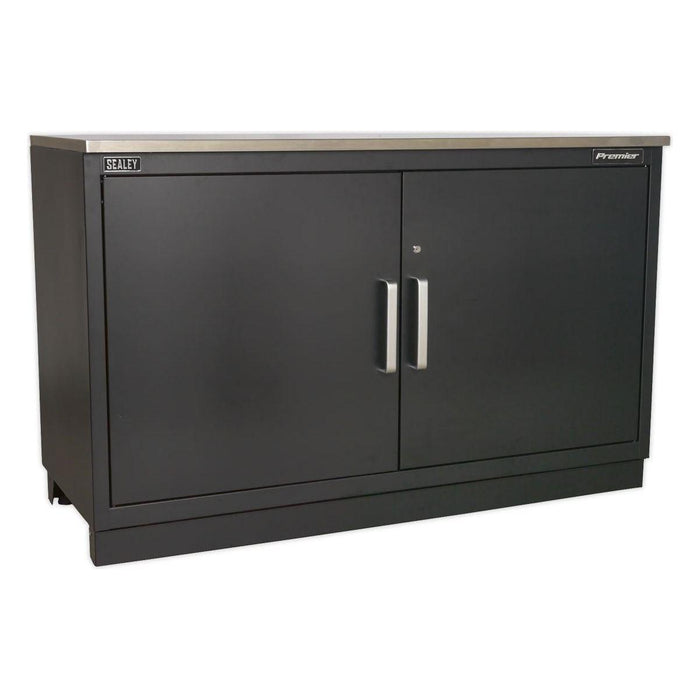 Sealey Modular Floor Cabinet 2 Door 1550mm Heavy-Duty APMS02 Sealey - Town Tools 