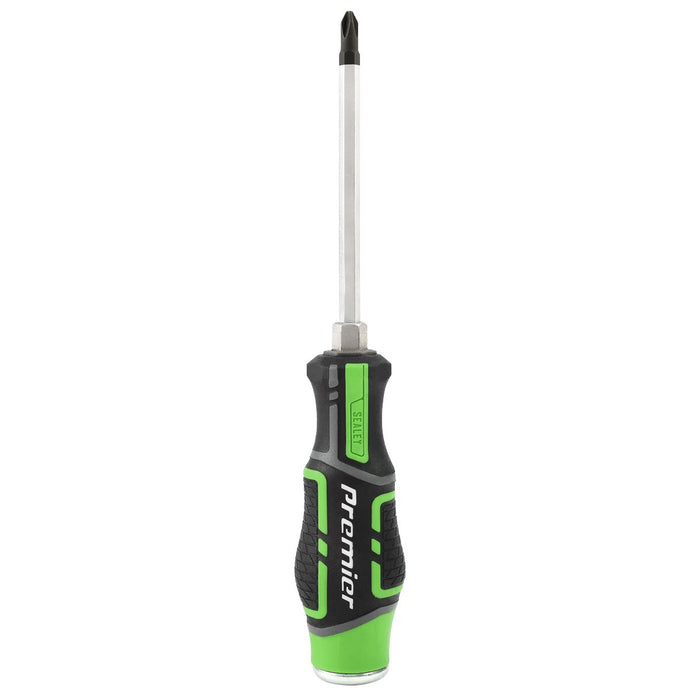 Sealey Premier Premier Hammer-Thru Screwdriver Set 6pc - Hi-Vis Green AK4940HV Sealey Premier - Town Tools 