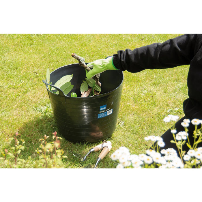Draper Multi-Purpose Flexible Bucket, 42L, Black - MPFB/42BK