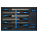 Draper Hand File Set in 3/4 Drawer EVA Insert Tray (13 Piece) 63513 Draper - Town Tools 