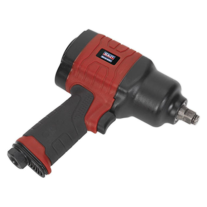 Sealey Composite Air Impact Wrench 1/2"Sq Drive Twin Hammer GSA6002 Sealey - Town Tools 