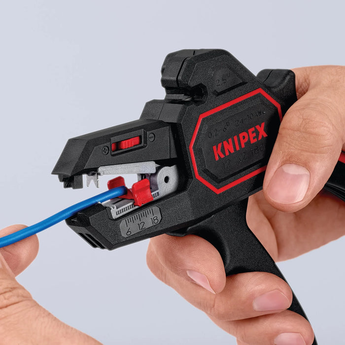 KNIPEX 12 62 180 SB Automatic Insulation Stripper, 180mm - 12 62 180 SB