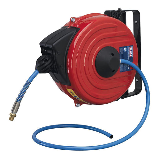 Sealey Retractable Air Hose Reel 12m8mm ID TPU Hose SA90 Sealey - Town Tools 