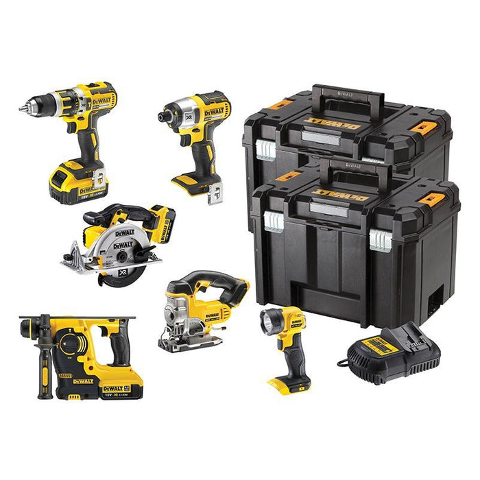 Dewalt Power Tools DCK699M3T XR 6 Piece Kit 18V 3 x 4.0Ah Li-ion DeWALT Power Tools - Town Tools