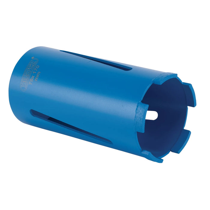 Draper Diamond Core Drill Bit, 78 x 170mm - DCB/B