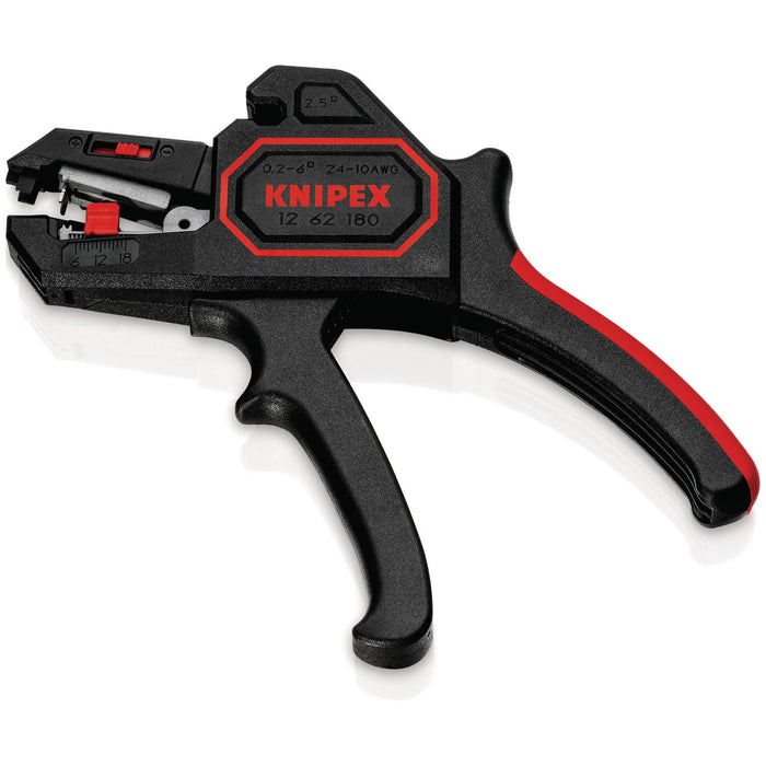 KNIPEX 12 62 180 Automatic Insulation Stripper, 180mm - 12 62 180