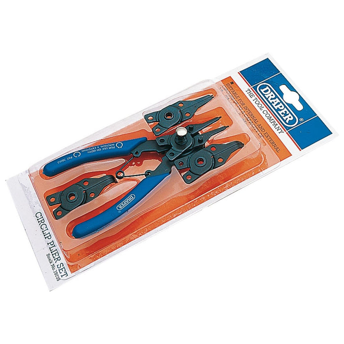 Draper Circlip Pliers Set, 165mm (5 Piece) 19735 Draper - Town Tools 