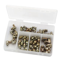 Draper 50 Assorted BSPT Grease Nipples - GNA-BSPT