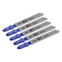 Sealey Jigsaw Blade Metal 75mm 32tpi Pack of 5 SJBT118G