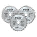 Trend CraftPro Plunge Saw Blade 160 x 20mm x 24T/48T (Pack 3) Trend - Town Tools