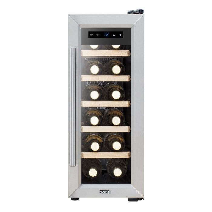 Baridi 12 Bottle Wine Fridge & Cooler - Stainless Steel DH74 Baridi - Town Tools 