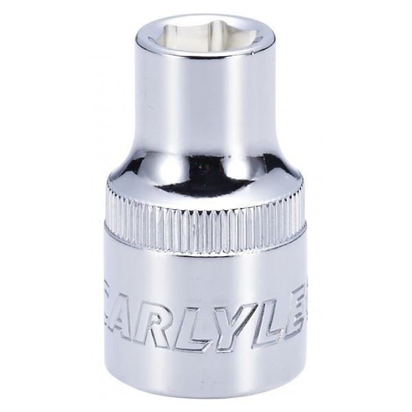 Carlyle Tools Socket - Shallow - Metric Standard - 1/2In. Dr - 10 mm