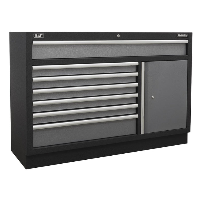Superline Pro Superline PRO Storage System with Pressed Wood Worktop 4.9m Superline Pro - Town Tools 