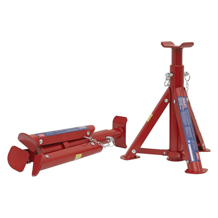 Sealey AXLe Stands (Pair) 2 Tonne Capacity per Stand Folding Type AS2000F