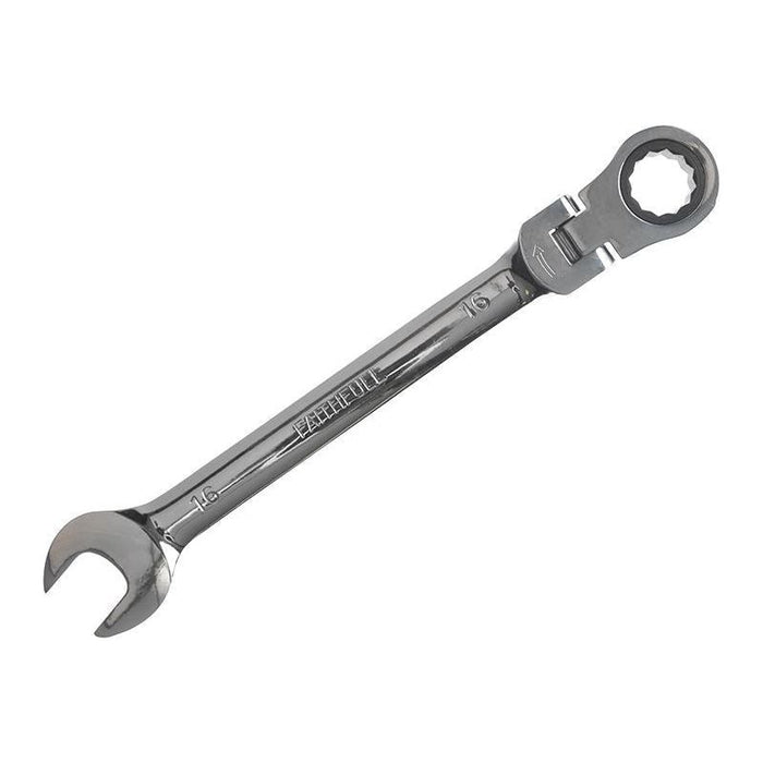 Faithfull Ratchet Combination Spanner Flex Head CV 16mm Faithfull - Town Tools