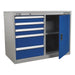 Sealey Industrial Cabinet/Workstation 5 Drawer & 1 Shelf Locker API1103B Sealey - Town Tools 