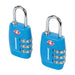 Silverline TSA Combination Luggage Padlocks 2pk 3-Digit Silverline - Town Tools 