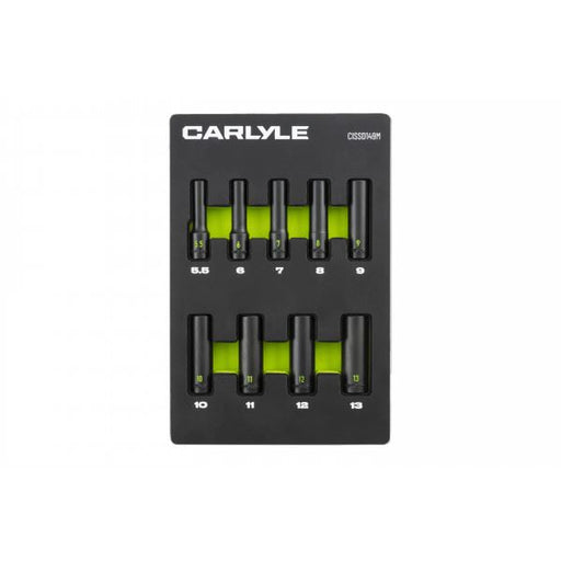 Carlyle Tools 9Pc 1/4Dr 6Pt Deep Socket Set - image 1