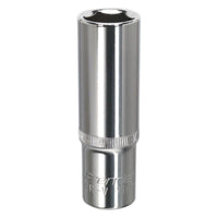 Sealey WallDrive Socket 17mm Deep 1/2"Sq Drive Fully Polished SP1217D