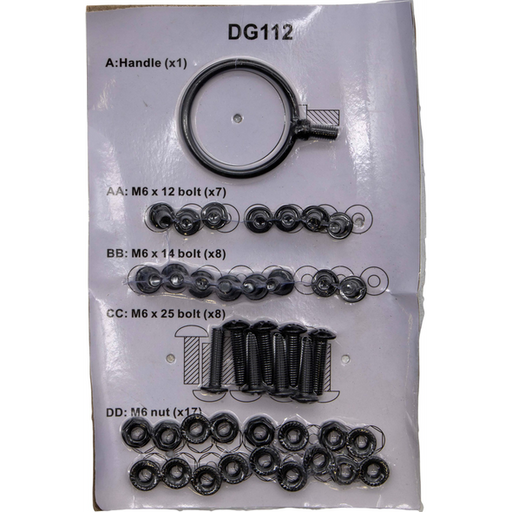 Sealey Hardware Kit (includes part 'A')