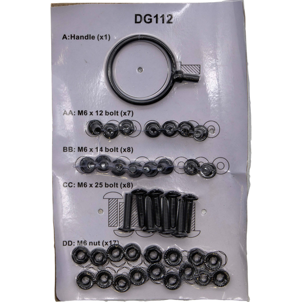 Sealey Hardware Kit (includes part 'A')