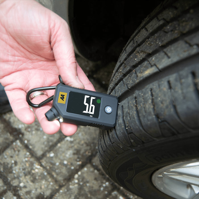 AA 3-in-1 Digital Tyre Depth Gauge & LED Light