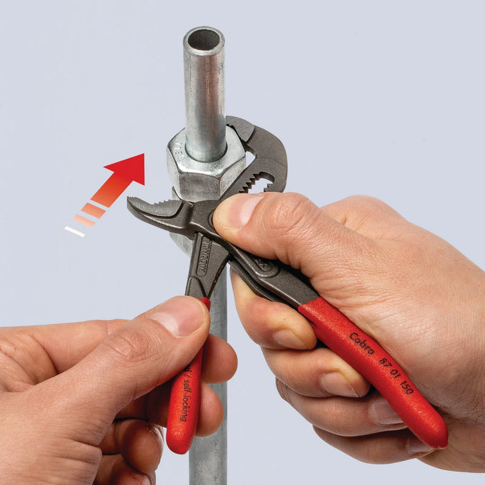 KNIPEX 87 01 150 Cobra® High-Tech Water Pump Pliers, 150mm - 87 01 150 SB