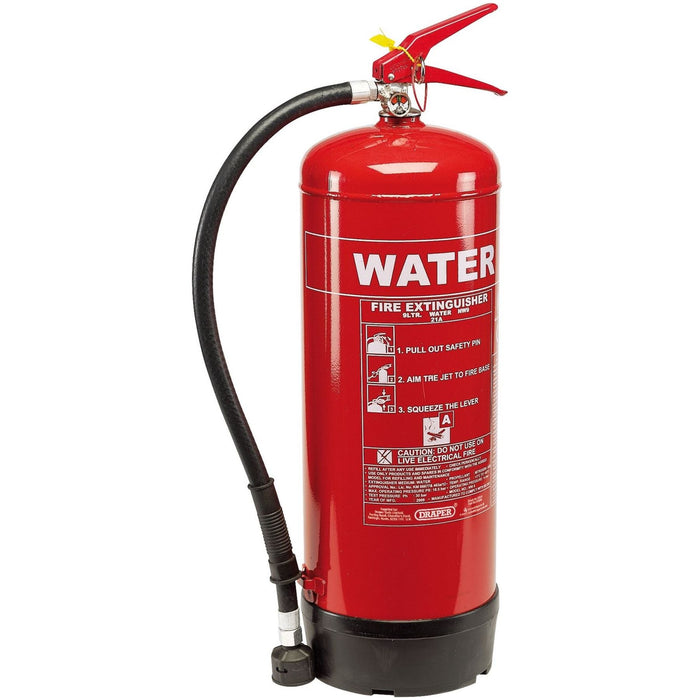 Draper Pressurized Water Fire Extinguisher, 9L 21675 Draper - Town Tools 