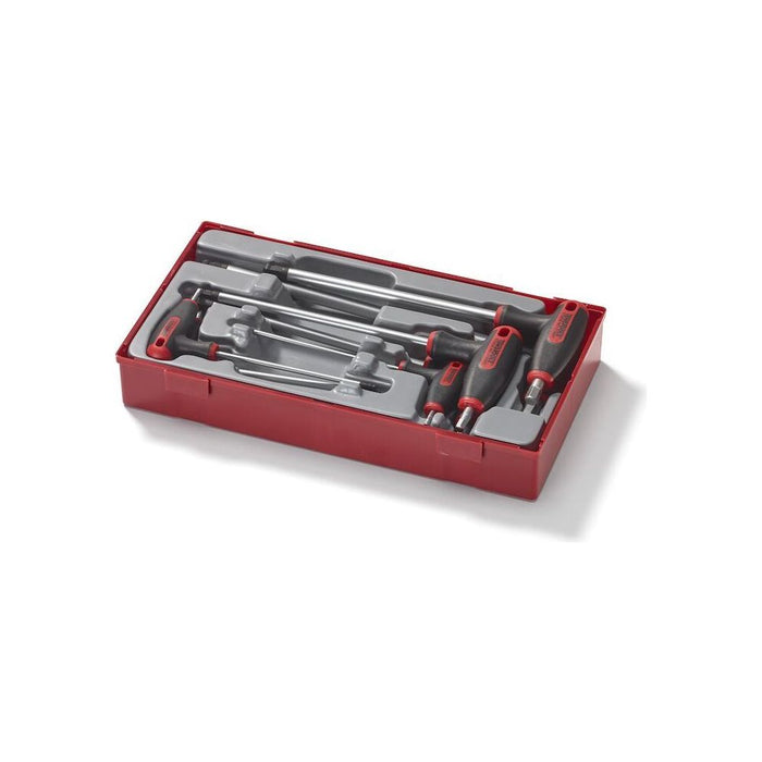 Teng Tools T-Handle Ball Point Hex Key Set TT1 7 Pieces Teng Tools - Town Tools 
