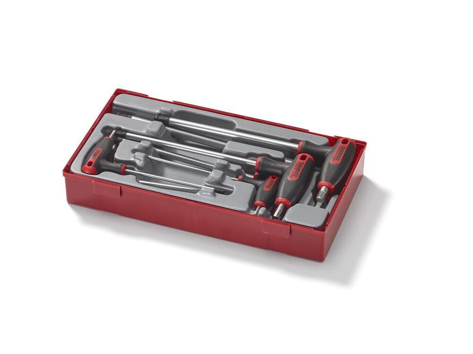 Teng Tools T-Handle Ball Point Hex Key Set TT1 7 Pieces Teng Tools - Town Tools 