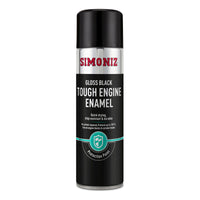 6x Simoniz Gloss Black Tough Car Spray Protection Paint Aerosol Durable 500ml