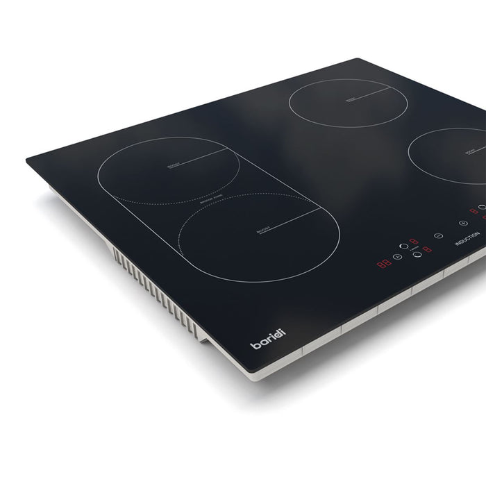 Baridi Integrated Induction Hob 4 Cooking Zones & Bridge Zone 60cm 2800W Output