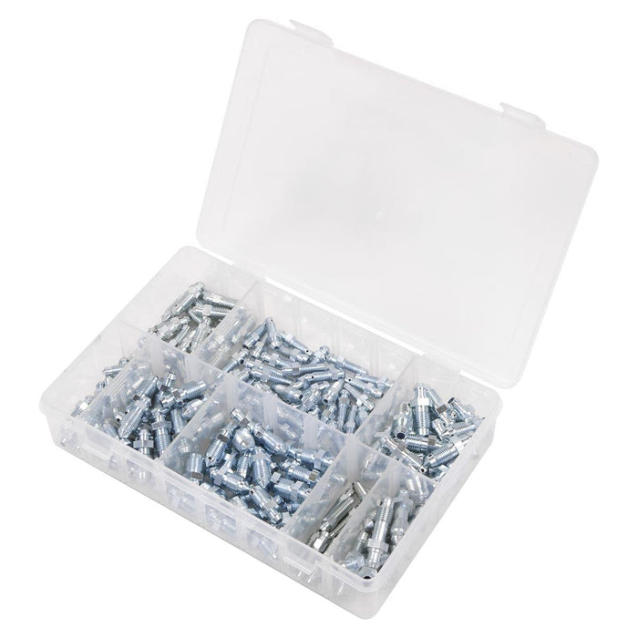 Sealey Bleed Nipple Assortment 160pc AB160BN Sealey - Town Tools 