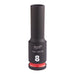 Milwaukee 8mm 3/8 Impact Socket Deep-1Pc New 4932480282 Milwaukee - Town Tools 