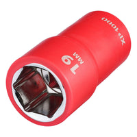 Draper XP1000 VDE Socket, 1/2" Sq. Dr., 19mm
