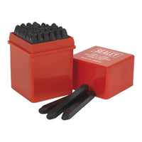 Sealey Letter & Number Punch Set 36pc 2.5mm AK8296